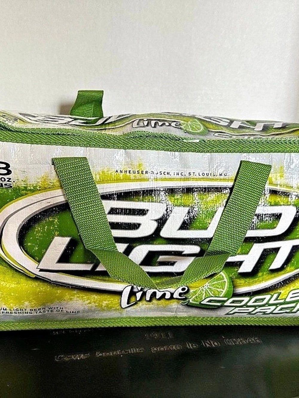 Bud Light Lime 18-Can Cooler Bag Green & White